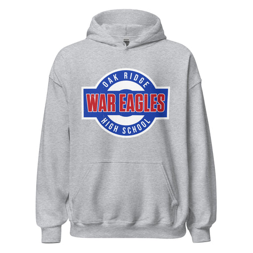 Oak Ridge High School War Eagles Grey Classic Unisex Hoodie 011