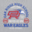 Close-up view of Oak Ridge High School War Eagles Grey Classic Unisex Hoodie 208