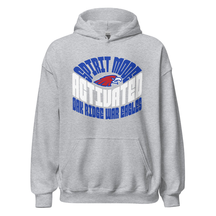 Oak Ridge High School War Eagles Grey Classic Unisex Hoodie 242