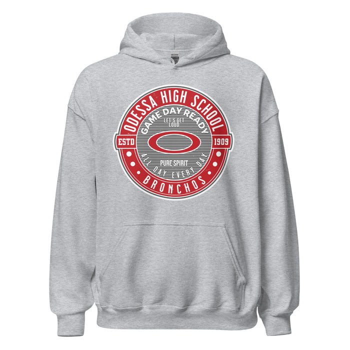 Odessa High School Bronchos Grey Classic Unisex Hoodie 224