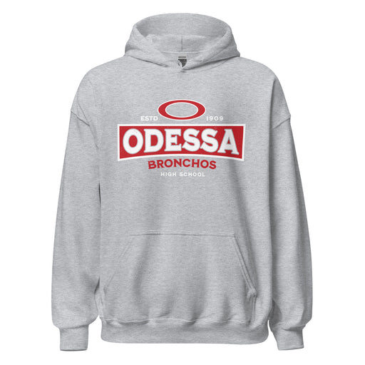 Odessa High School Bronchos Grey Classic Unisex Hoodie 202