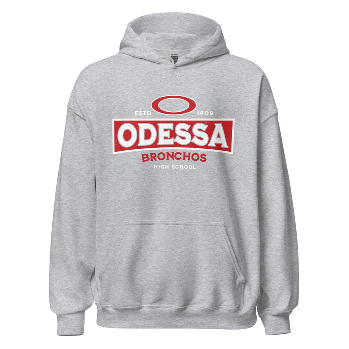 Odessa High School Bronchos Grey Classic Unisex Hoodie 202