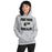 Woman wearing Permian High School Panthers Grey Classic Unisex Hoodies 233