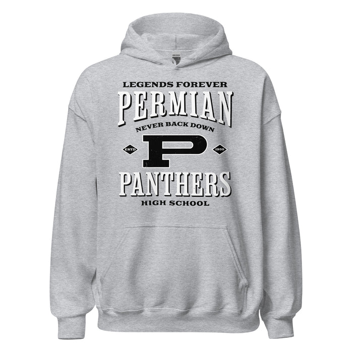 Permian High School Panthers Grey Classic Unisex Hoodies 230