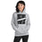 Woman wearing Permian High School Panthers Grey Classic Unisex Hoodies 241