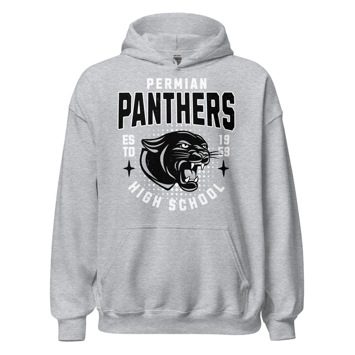 Permian High School Panthers Grey Classic Unisex Hoodie 204