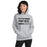 Woman wearing Permian High School Panthers Grey Classic Unisex Hoodie 098