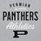 Close-up view of Permian High School Panthers Grey Classic Unisex Hoodie 034