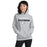 Woman wearing Permian High School Panthers Grey Classic Unisex Hoodie 017