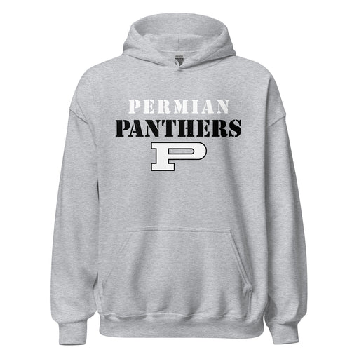 Permian High School Panthers Grey Classic Unisex Hoodie 017