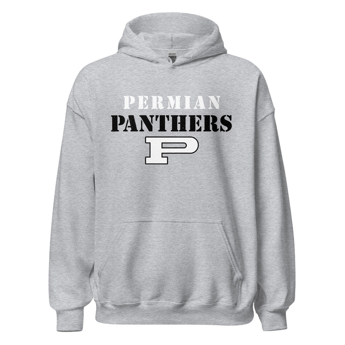 Permian High School Panthers Grey Classic Unisex Hoodie 017