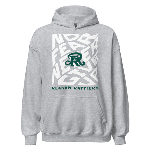 Reagan High School Rattlers Grey Classic Unisex Hoodie 236