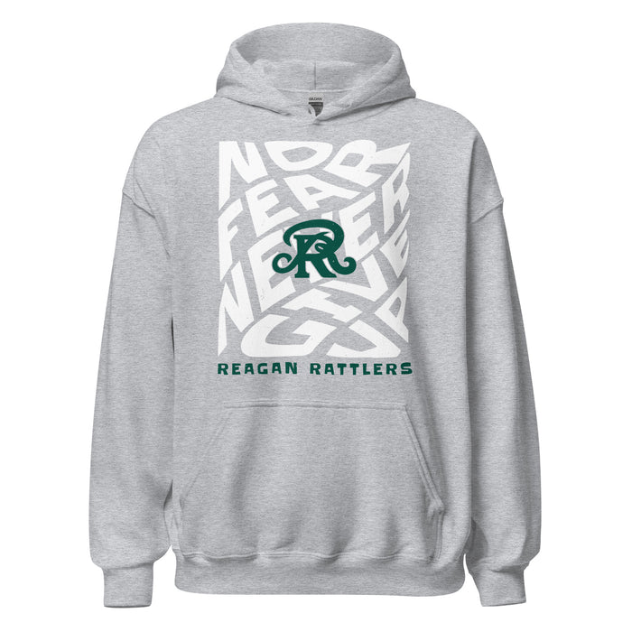 Reagan High School Rattlers Grey Classic Unisex Hoodie 236
