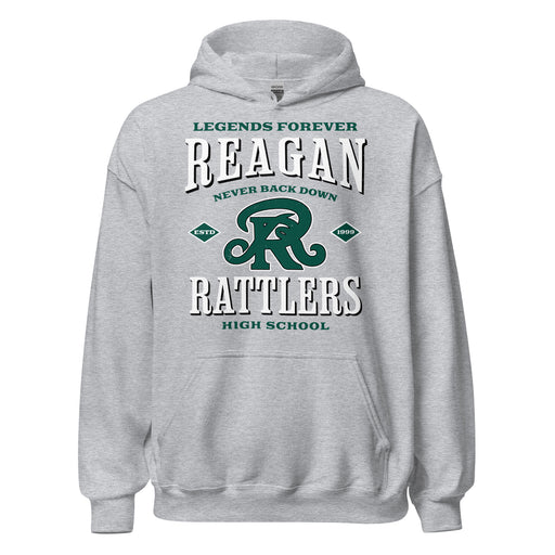 Reagan High School Rattlers Grey Classic Unisex Hoodie 230