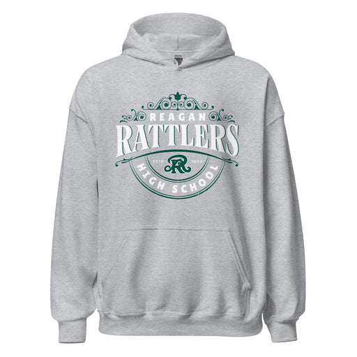 Reagan High School Rattlers Grey Classic Unisex Hoodie 211