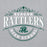 Close-up view of Reagan High School Rattlers Grey Classic Unisex Hoodie 211