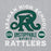 Close-up view of Reagan High School Rattlers Grey Classic Unisex Hoodie 208