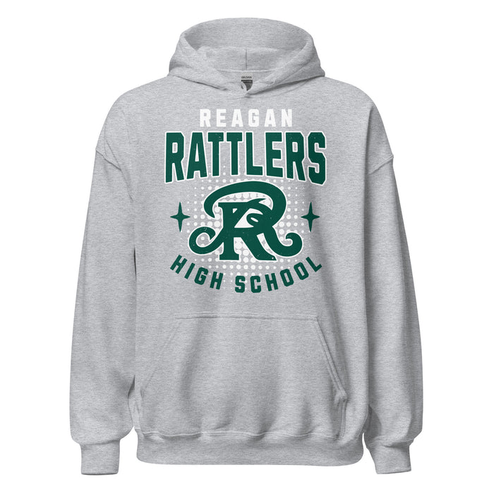 Reagan High School Rattlers Grey Classic Unisex Hoodie 204