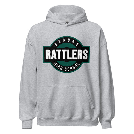 Reagan High School Rattlers Grey Classic Unisex Hoodie 011