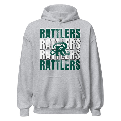Reagan High School Rattlers Grey Classic Unisex Hoodie 233