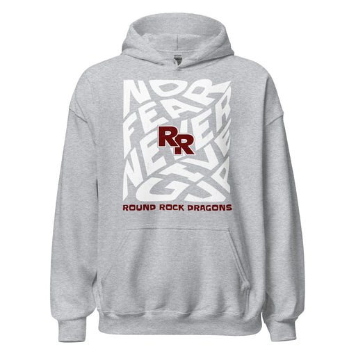 Round Rock High School Dragons Grey Classic Unisex Hoodie 236