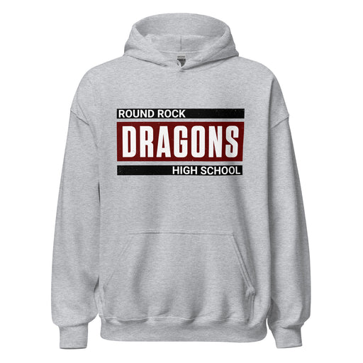 Round Rock High School Dragons Grey Classic Unisex Hoodie 098