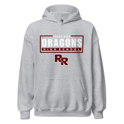 Round Rock High School Dragons Grey Classic Unisex Hoodie 049