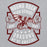 Close-up view of Round Rock High School Dragons Grey Classic Unisex Hoodie 207