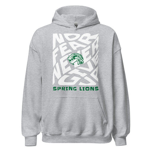 Spring High School Lions Grey Classic Unisex Hoodie 236