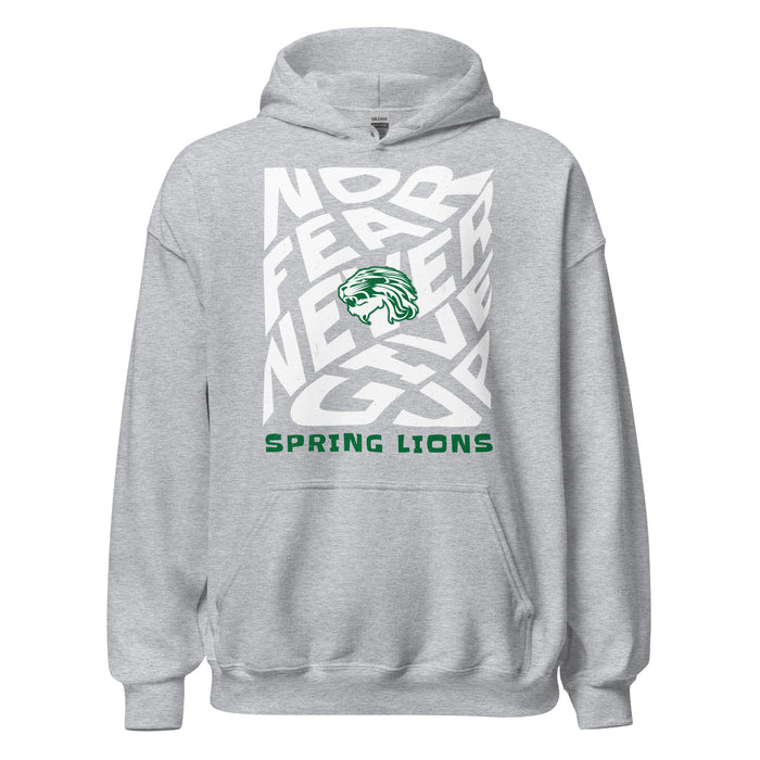 Spring High School Lions Grey Classic Unisex Hoodie 236