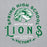 Close-up view of Spring High School Lions Grey Classic Unisex Hoodie 206