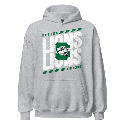 Spring High School Lions Grey Classic Unisex Hoodie 223