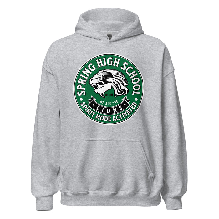 Spring High School Lions Grey Classic Unisex Hoodie 215