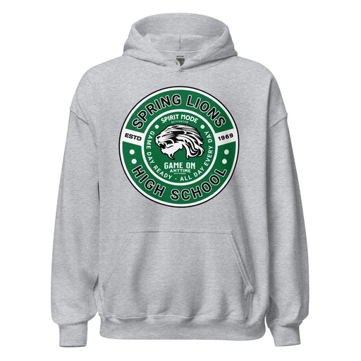 Spring High School Lions Grey Classic Unisex Hoodie 239