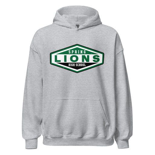 Spring High School Lions Grey Classic Unisex Hoodie 009