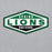 Close-up view of Spring High School Lions Grey Classic Unisex Hoodie 009