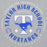 Close-up view of Taylor High School Mustangs Grey Classic Unisex Hoodie 214