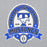 Close-up view of Taylor High School Mustangs Grey Classic Unisex Hoodie 212