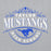 Close-up view of Taylor High School Mustangs Grey Classic Unisex Hoodie 211