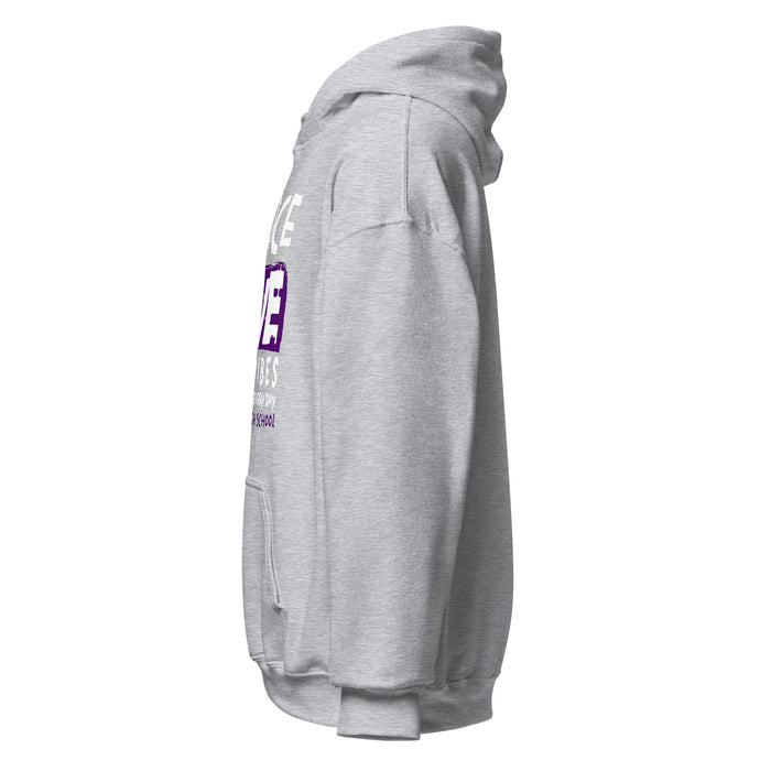 Side view of Klein Cain High School Hurricanes Sport Grey Classic Unisex Hoodie 240