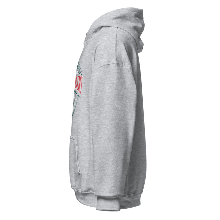 Side view of The Woodlands High School Highlanders Sport Grey Classic Unisex Hoodie 211