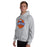 Man wearing aGrand Oaks High School Grizzlies Sport Grey Classic Unisex Hoodie 15