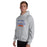 Man wearing a Grand Oaks High School Grizzlies Sport Grey Classic Unisex Hoodie 96