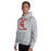 Man wearing Cypress Lakes High School Spartans Heather Grey Classic Unisex Hoodie 205