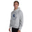 Man wearing Cypress Ridge High School Rams Sport Heather Classic Unisex Hoodie 201