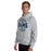 Man wearing Cypress Ridge High School Rams Sport Heather Classic Unisex Hoodie 218