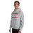Man wearing Cypress Woods High School Wildcats Heather Grey Classic Unisex Hoodie 098