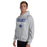 Man wearing Dekaney High School Wildcats Heather Grey Classic Unisex Hoodie 017