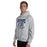 Man wearing Flower Mound High School Jaguars Sport Grey Classic Unisex Hoodie 213