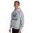Man wearing Flower Mound High School Jaguars Sport Grey Classic Unisex Hoodie 208